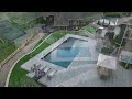 minnesota homeowners use concrete landscape products to create a resort style recreation area