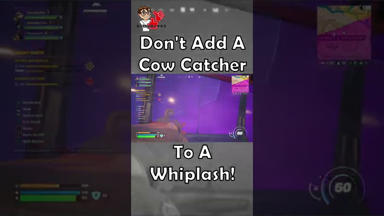 Don't add cow catchers to whiplash!!! #shorts #fortnite