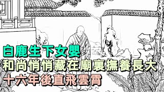 白鹿生下女嬰，和尚悄悄藏在廟裏撫養長大，十六年後直飛雲霄 | 民間故事 | 慧心書院