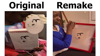 Hyperpigmentation Original vs Remake