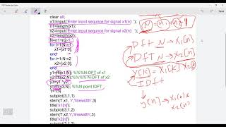 DSP LAB 7 Linear convolution using matlab