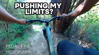 Victoria has a amazing steep trail./DH line/Pedal Fine/Transition bike