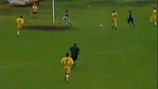 Jagiellonia - Hutnik Warszawa 0:2 III liga 2000/2001 - bramka na 0:2