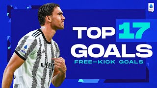 The best free-kick goals of the season | Top Goals | Serie A 2022/23
