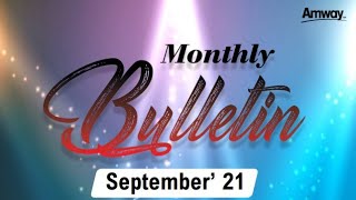 Amway September Month Bulletin New Product Launch Nutrilite Offers Buy Amway Queen Get Glen MJG Free