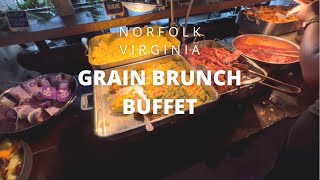 The Grain, Downtown Norfolk Virginia, Rooftop Breakfast Buffet