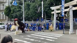 2022年10月11日 瑞丘八幡神社　西垂水　自棄獅子