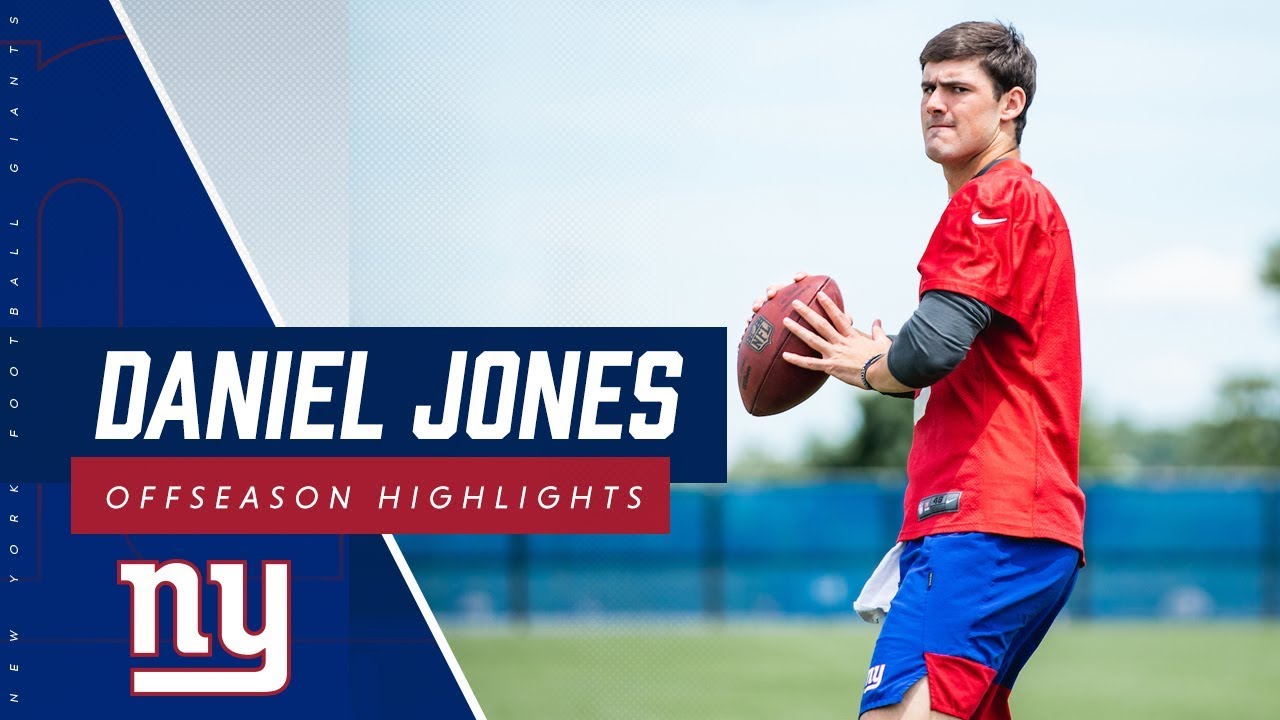 Giants QB Daniel Jones Offseason Highlight Reel - YouTube