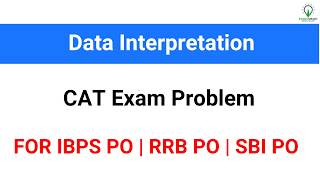 CAT Level Data Interpretation Confusing Problem For IBPS PO | RRB PO | Clerk