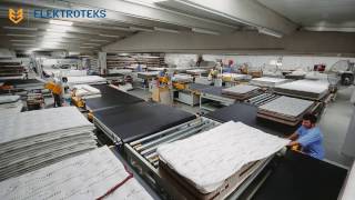 BEDLINE - Mattress Production Line, Gluing, Tape Edge and Packing Line