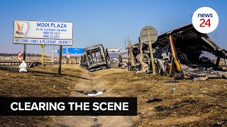 WATCH | Aftermath: More than 30 trucks torched during protests across KZN