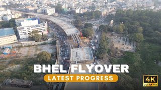 BHEL Flyover Latest Progress || Hyderabad Flyovers || Chanda Nagar || Lingampally Flyover