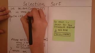 Selection Sort Pseudo Code