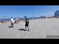 walking trip around sant sebastià beach barcelona spain 🇪🇸