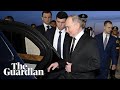 Russian president Vladimir Putin arrives in Beijing at start of two-day state visit