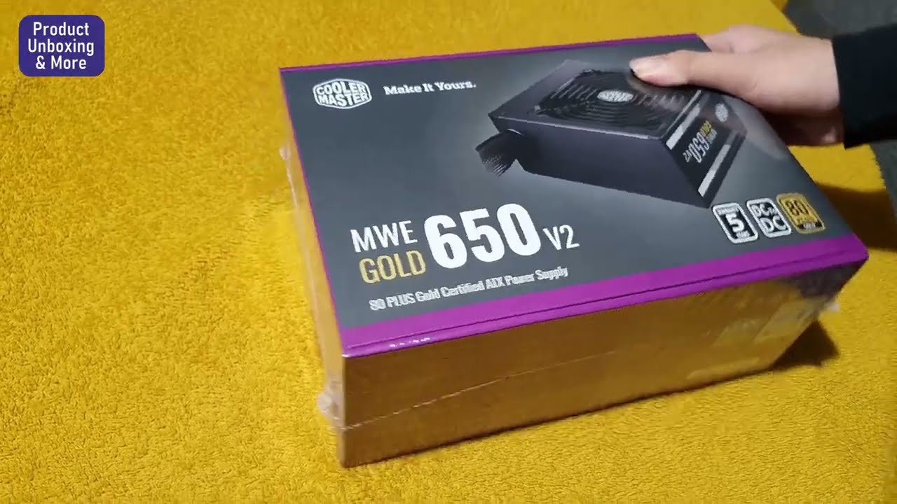 Cooler Master MWE Gold 650 V2 ATX Power Supply | Product Unboxing - YouTube