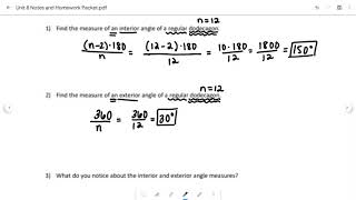 Geometry Unit 8 Day 2