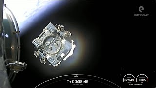 Watch SpaceX deploy Eutelsat 10B satellite in this view from space