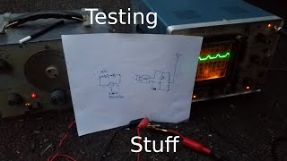 Testing circuits and devices with an oscilloscope