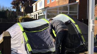 Testing Our Blow Up Tent