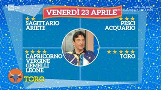 L'oroscopo del weekend di Paolo Fox - I Fatti Vostri 23/04/2021