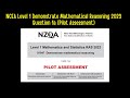 NCEA Level 1 - Demonstrate Mathematical Reasoning 2023 Question 1a (Pilot Assessment)