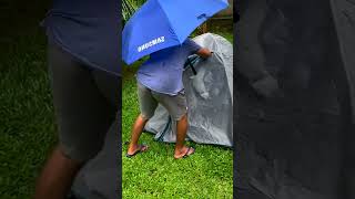 Quechua Camping tent heavy rain test _ Review _ #adventure #camping