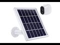 Solar Panel Compatible with Arlo HD, Power Arlo HD Outdoor Camera Continuously - Overview