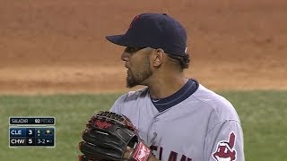 CLE@CWS: Salazar whiffs 10 in just 3 2/3 innings