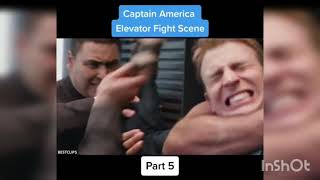 Captain America Elevator Fight Scene