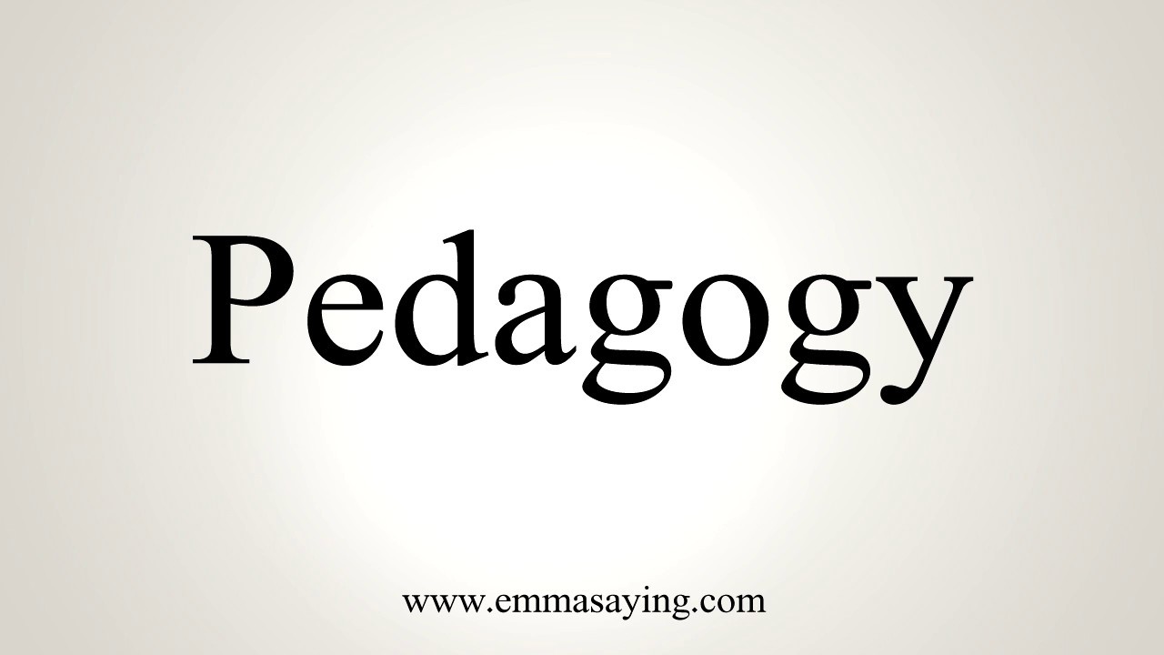 How To Pronounce Pedagogy - YouTube