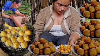 The Girl’s Skillful Hands Turn Sweet Potatoes into an Irresistible Treat!