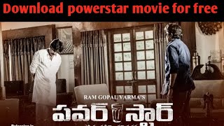 Download "RGV POWER STAR" movie for free