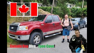 Canada Day Dive at Tyee Cove