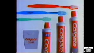 Colgate Diamond Shape Toothbrush Commercial - 1990