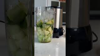 Healthy smoothie | cucumber, apple, mint leave and avocado smoothie 😋 | ASMR