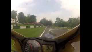 cadwell park EMRA superstock 1000 race on board jack yorke #333