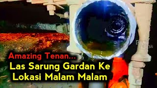 Amazing Tenan... Las Sarung Gardan Di lokasi tanpa turun Sarung Gardan