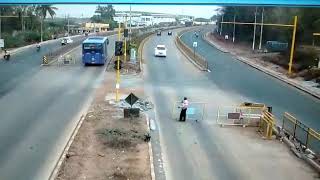 Hubli Dharwad BRTS accident