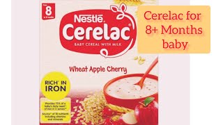 Cerelac for 8 Months Wheat Apple Cherry | Cerelac 8 monts baby and Flavour | #cerelac #nestle #howto