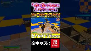 「俺に負ける奴に人権ないから!」暴言・偏見・八つ当たりとSwitchキッズが色々やばすぎるwwwwwwwww（60秒ver.）【フォートナイト】#Shorts