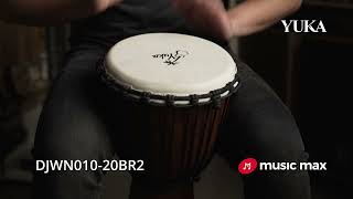 Djembe YUKA DJWN010-20BR2 WOODEN JAMMER 23 50 cm