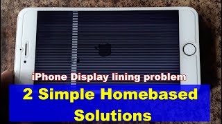 iPhone display lines problem &  simple solution 100% working/ iPhone 6 plus display lining problem