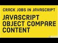 Object Compare javascript #56