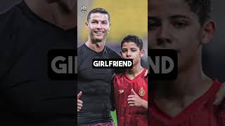 Who Is Cristiano Ronaldo Jr Secret Girlfriend ? 🐐😱 #football #ronaldo #shorts