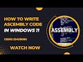 How to install emu8086 in windows 11| How to run ascembly language code in windows|#viral,#emu8086