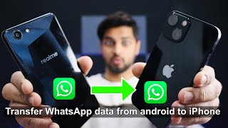 How To Transfer WhatsApp Messages from Android to iPhone 13 | 13 pro | Mohit balani