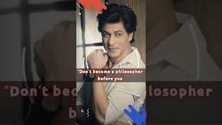 Shahrukh Khan Motivational Words #shorts #attitude #motivation #shahrukh #srk