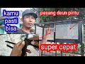 Cara bikin pintu lemari dengan engsel piano