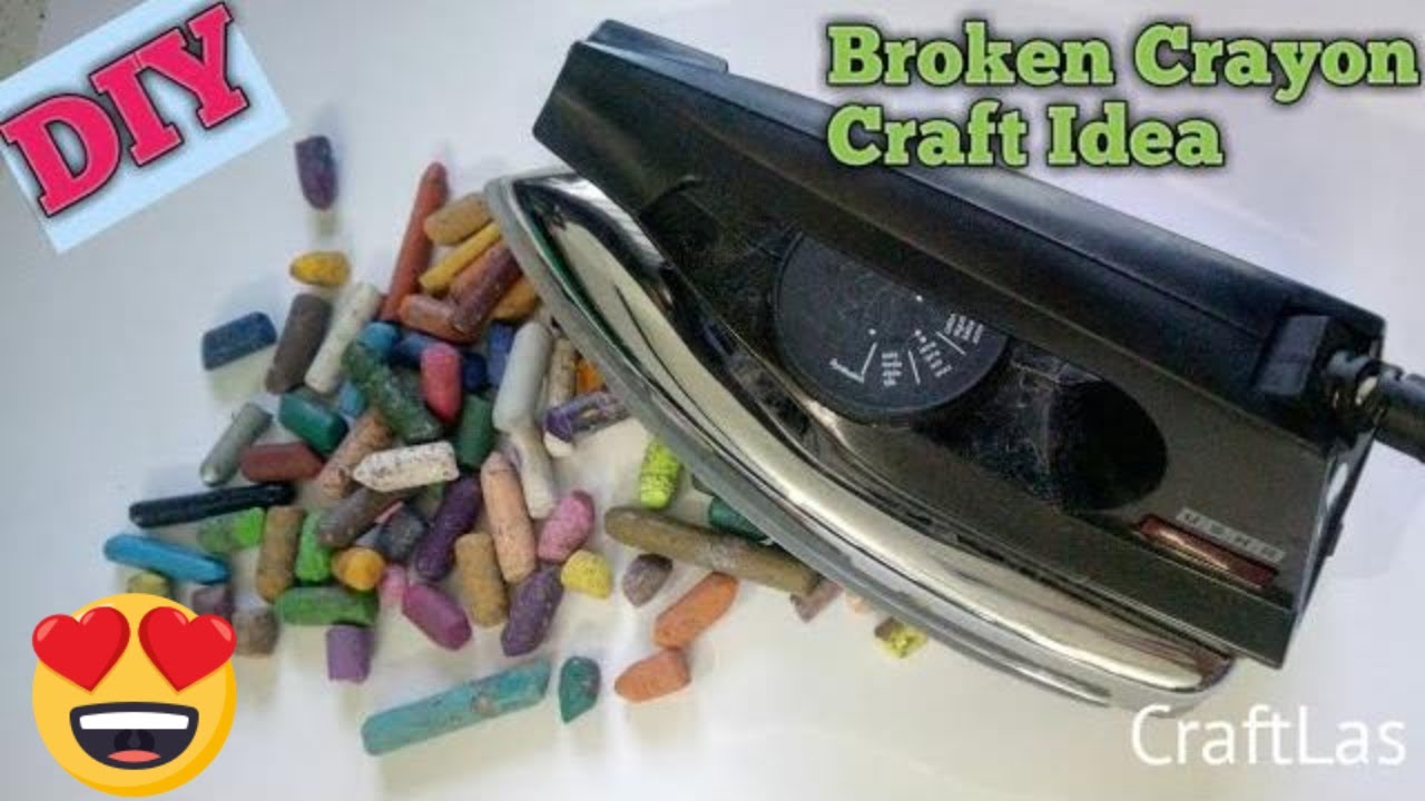 Broken Crayon Amazing Craft Idea | Best Out Of Waste | Craftlas - YouTube